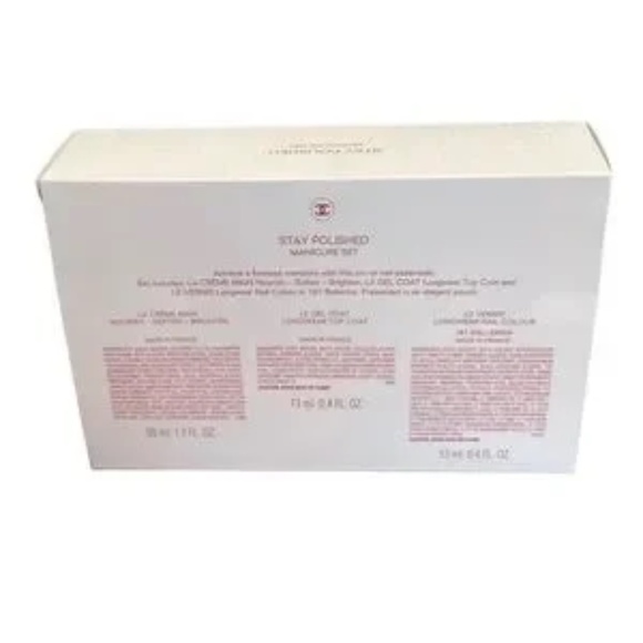 Chanel 2022 Limited Edition tweed crossbody bag, with Stay Polished Holiday Set - Picture 8 of 10